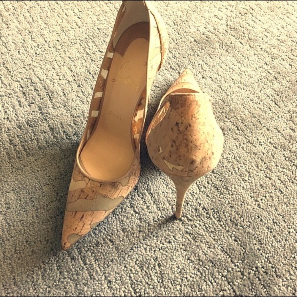 Christian Louboutin So Kate 120 Cork Devore